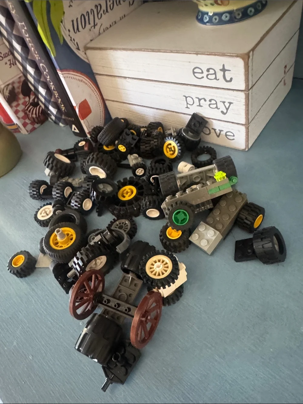 Lego wheels Kids Toy Wheels and Parts - Black